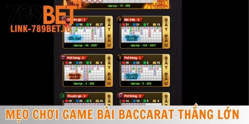 Cách Chơi Baccarat
